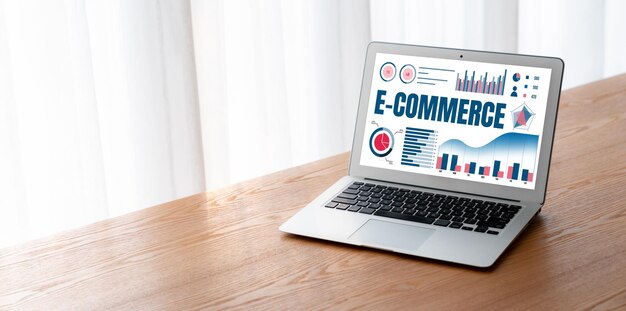 El software de datos de comercio electrónico proporciona un tablero de control moderno para el análisis de ventas