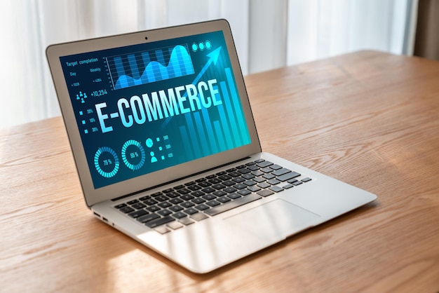 El software de datos de comercio electrónico proporciona un tablero de control moderno para el análisis de ventas