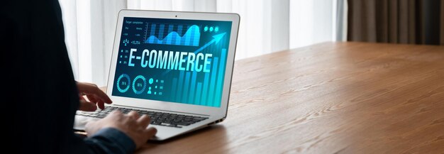 El software de datos de comercio electrónico proporciona un tablero de control moderno para el análisis de ventas