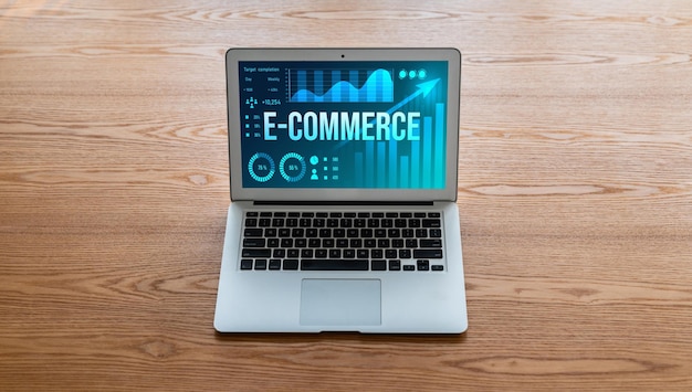 El software de datos de comercio electrónico proporciona un tablero de control moderno para el análisis de ventas