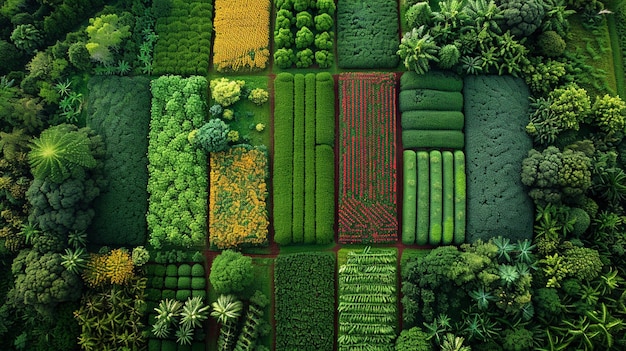 Foto software de análise de fundo de agricultura de precisão