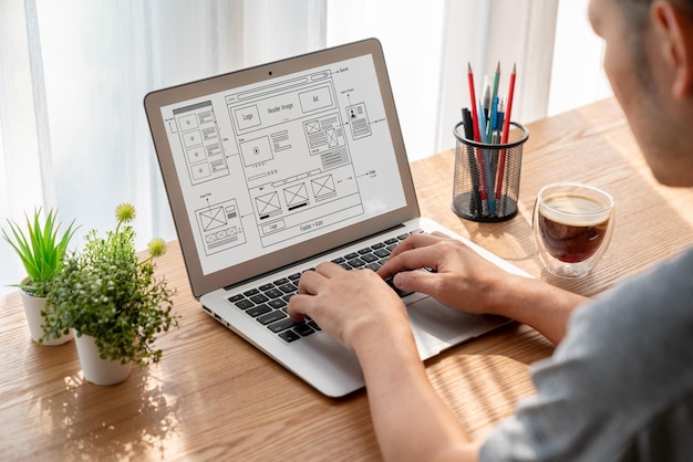 Software de design de sites fornece modelos modernos para negócios de varejo on-line e comércio eletrônico