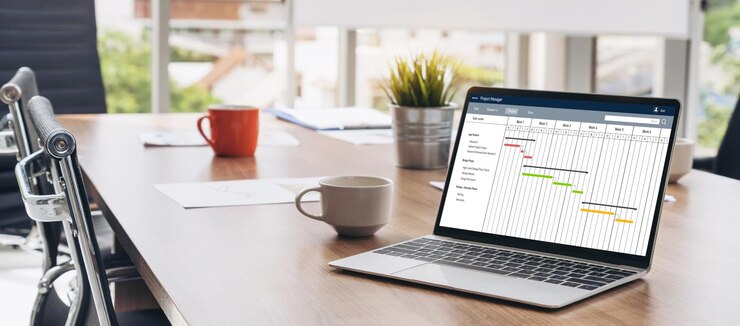 Foto software de planeamento de projetos para gestão de projetos empresariais modernos