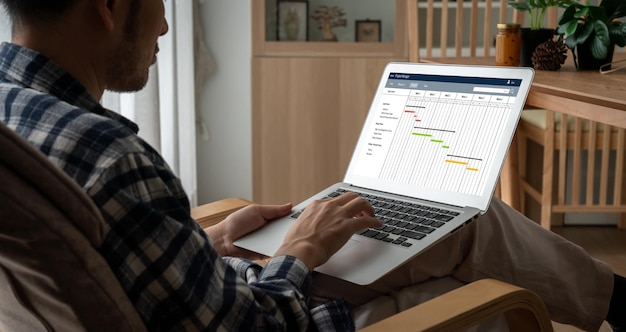 Software de planejamento de projetos para gerenciamento moderno de projetos de negócios