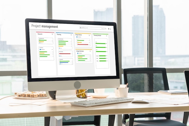 Software de planejamento de projetos para gerenciamento moderno de projetos de negócios