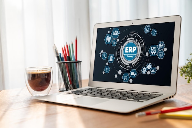 Software de planejamento de recursos empresariais ERP para negócios modernos