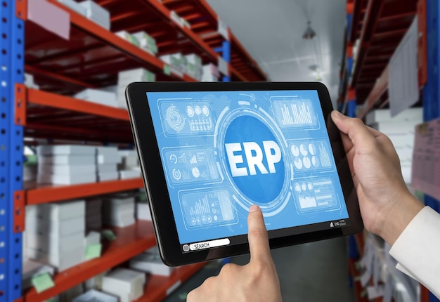 Software de planejamento de recursos empresariais ERP para negócios modernos