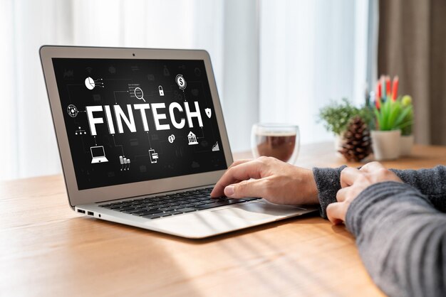 Software de tecnologia financeira Fintech para negócios modernos