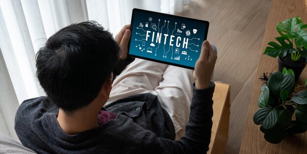 Software de tecnologia financeira Fintech para negócios modernos