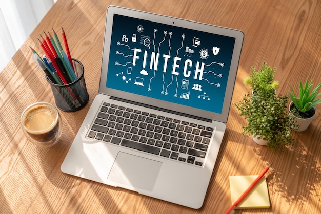 Software de tecnologia financeira Fintech para negócios modernos