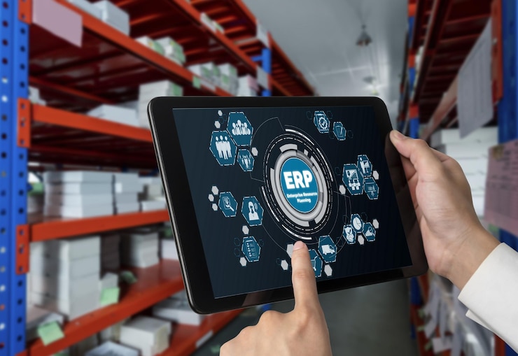 Foto software erp de planejamento de recursos empresariais para empresas modernas
