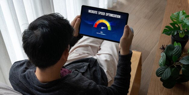 Software informático que evalúa la velocidad de carga de los sitios web