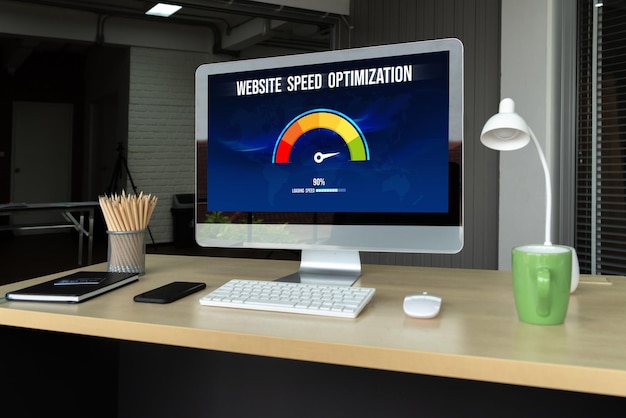 Software informático que evalúa la velocidad de carga de los sitios web