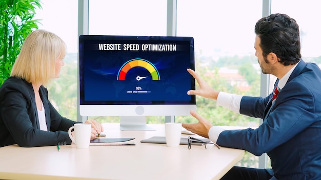 Software informático que evalúa la velocidad de carga de los sitios web