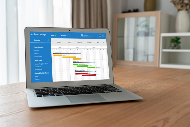 Foto software de planificación de proyectos para la gestión de proyectos empresariales modernos