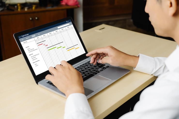 Foto software de planificación de proyectos para la gestión de proyectos empresariales modernos