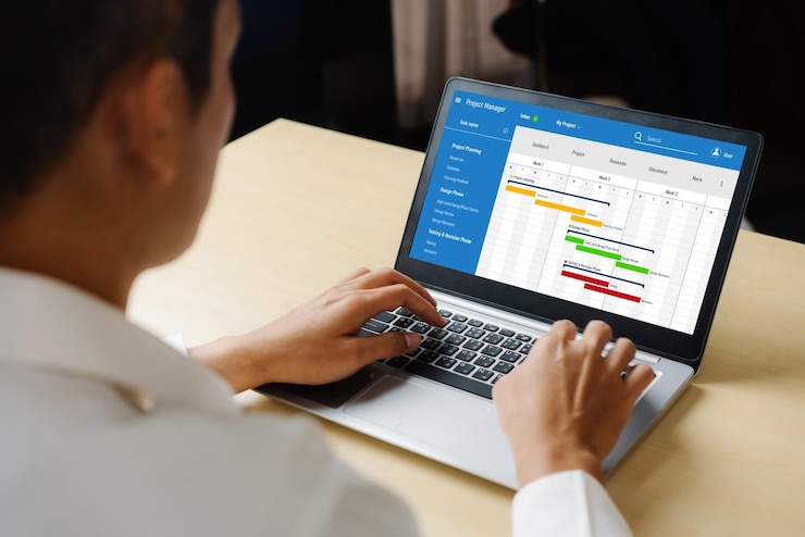 Foto software de planificación de proyectos para la gestión de proyectos empresariales modernos