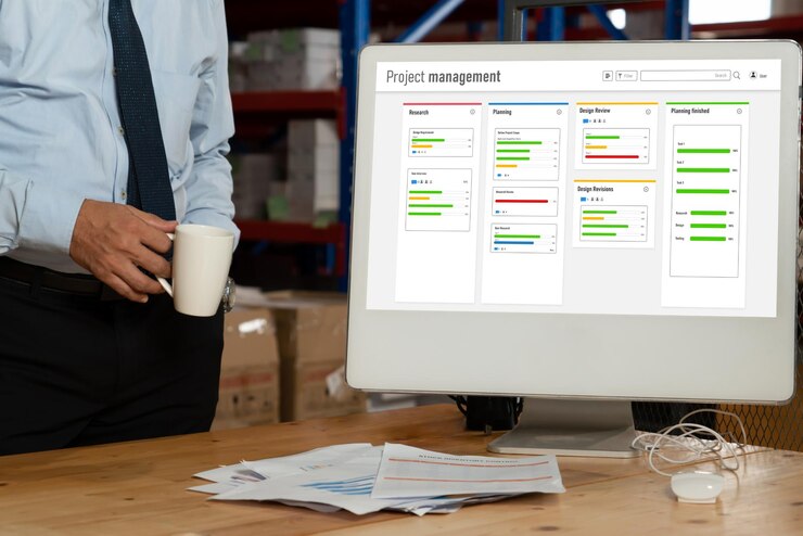 Foto software de planificación de proyectos para la gestión de proyectos empresariales modernos