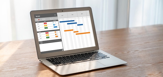 Foto software de planificación de proyectos para la gestión de proyectos empresariales modernos