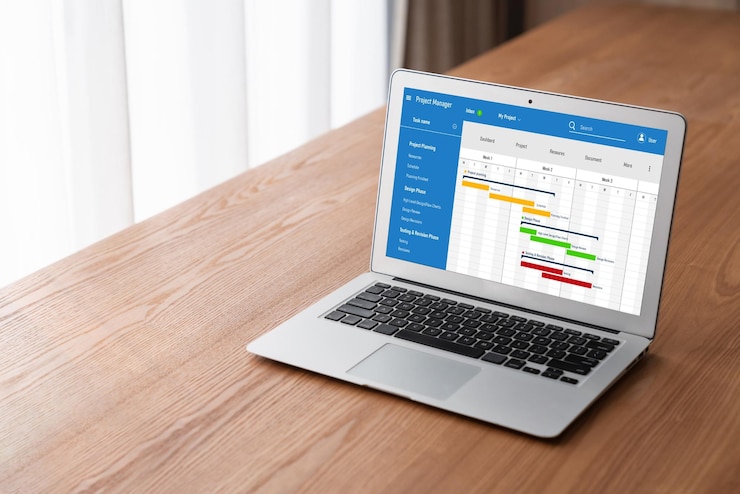 Foto software de planificación de proyectos para la gestión de proyectos empresariales modernos