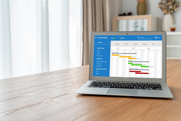Foto software de planificación de proyectos para la gestión de proyectos empresariales modernos
