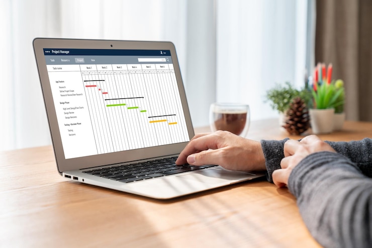 Foto software de planificación de proyectos para la gestión de proyectos empresariales modernos