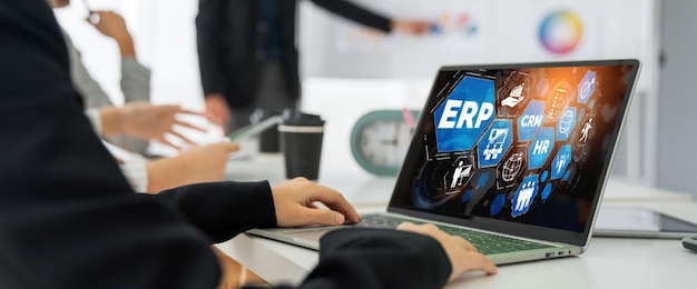 Software de planificación de recursos empresariales ERP para empresas modernas