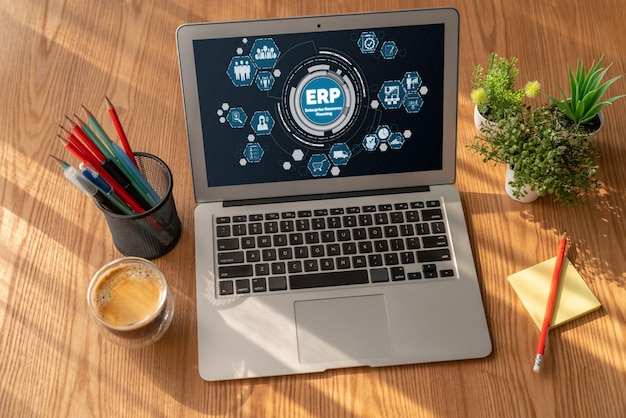 Software de planificación de recursos empresariales ERP para empresas modernas