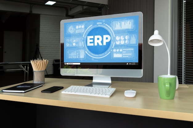 Software de planificación de recursos empresariales ERP para empresas modernas