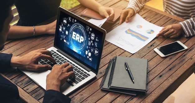 Software de planificación de recursos empresariales ERP para empresas modernas