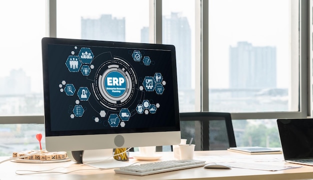 Software de planificación de recursos empresariales ERP para empresas modernas