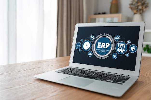 Software de planificación de recursos empresariales ERP para empresas modernas