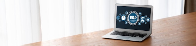 Software de planificación de recursos empresariales ERP para negocios modernos para planificar la estrategia de marketing