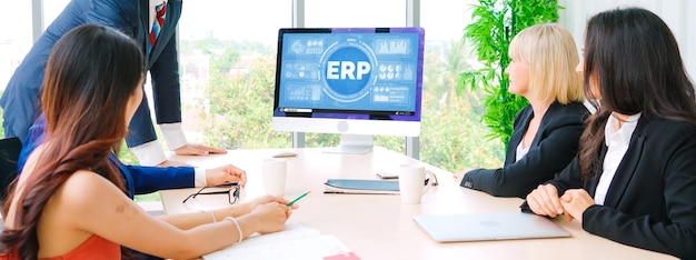 Software de planificación de recursos empresariales Erp para negocios modernos