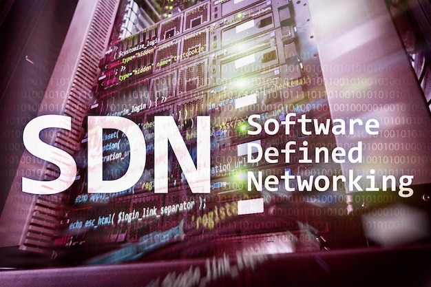 El software SDN definió el concepto de red en el fondo de la sala de servidores moderna