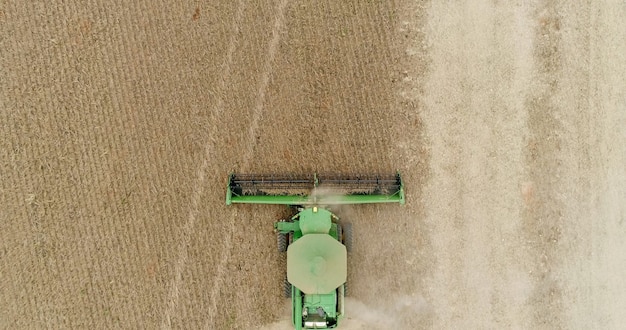 Sojabohnenernte auf einer Farm in Mato Grosso, Brasilien.