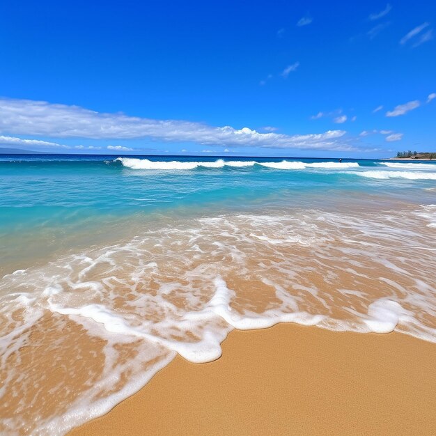 sol azul a praia