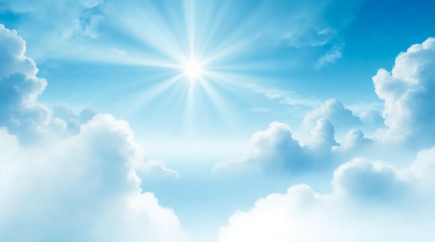El sol brilla a través de las nubes