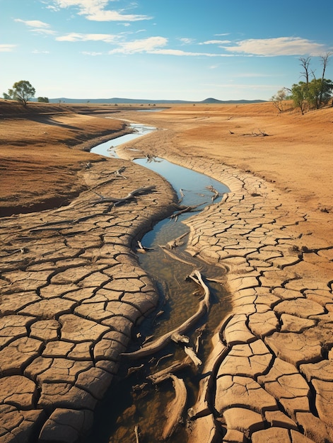 Sol cracked_dried_out_with_small_water