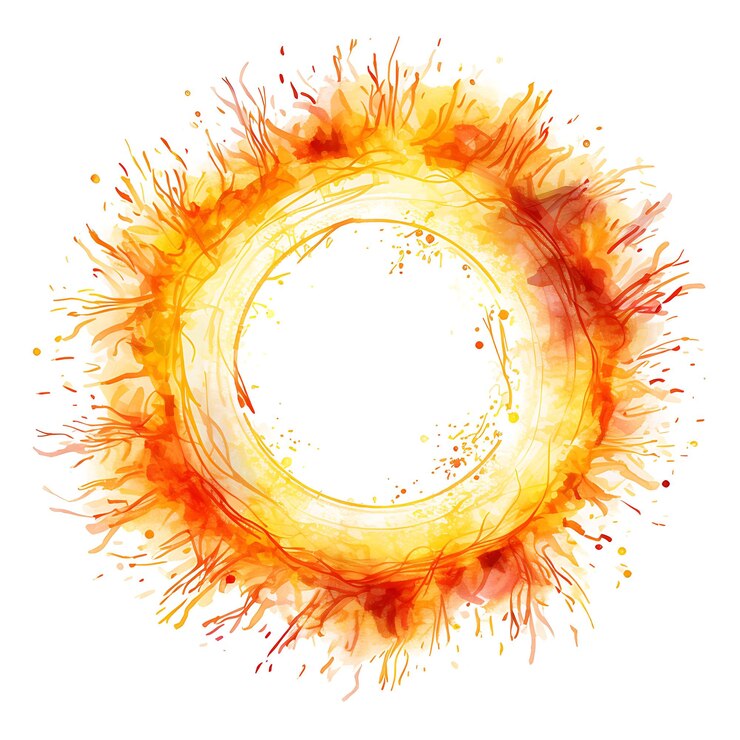 Foto solar flare earth hour frame em forma de uma erupção solar com clipart design de arte cativante
