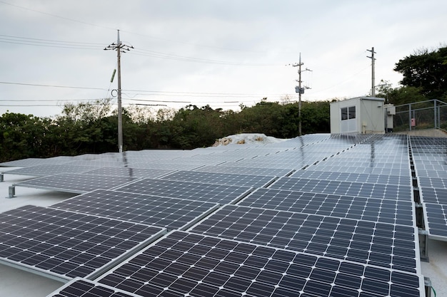 Solarpanel auf dem Dach