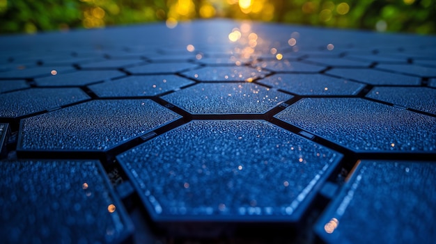 Solarpanel-Installation auf Flachdach gegen Himmel