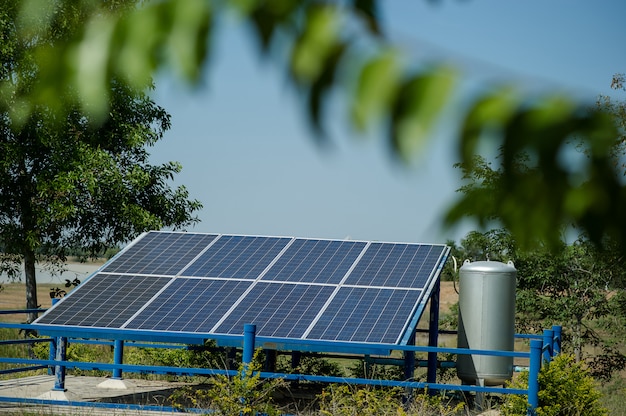 Solarzellen wandeln Sonnenenergie in Sonne um.