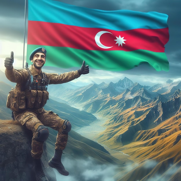 Foto soldado azerbaijano