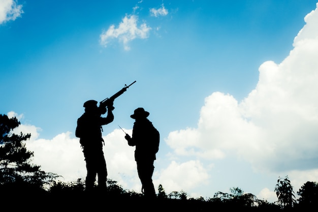 Soldado de silueta