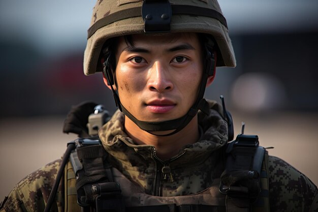 Foto soldado surcoreano