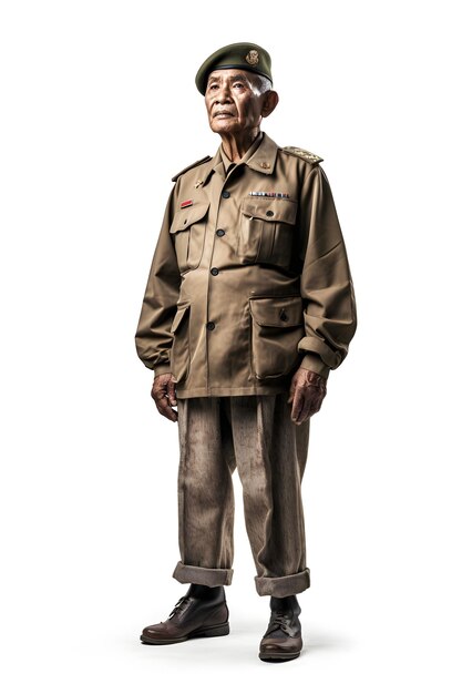 Soldado veterano indonésio