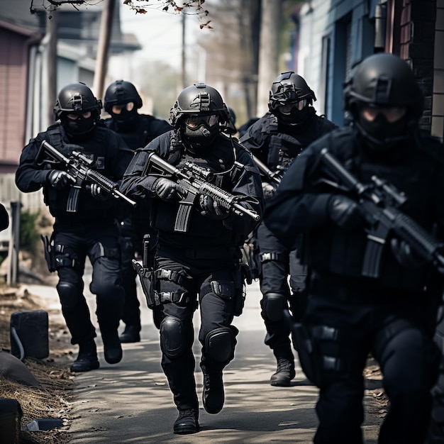 Soldat der Spezialeinheiten, Mitglied des SWAT-Teams