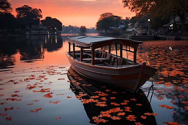 Soleado sol Phoresque en el Lago Oeste Lago Hanoi Vietnam IA generativa