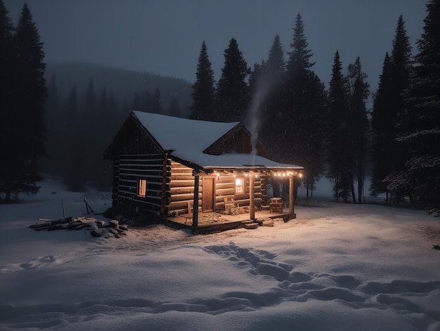 Soledad en una Nochebuena invernal